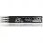 Pilot Frixion rašalo pildymo rinkinys 3x juoda (BLS-FR7-B-S3)