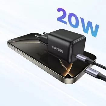 UGREEN X512 20W GAN 1x USB-C tinklo įkroviklis - juodas