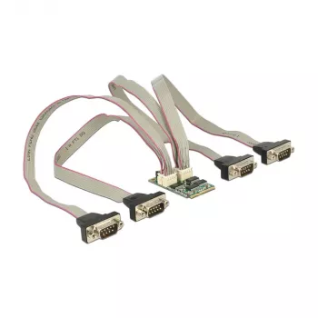 DeLOCK 95244 Mini PCIe serijinis adapteris - 4 x RS-232