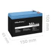Baterija LiFePO4 12,8V 9Ah 115,2Wh