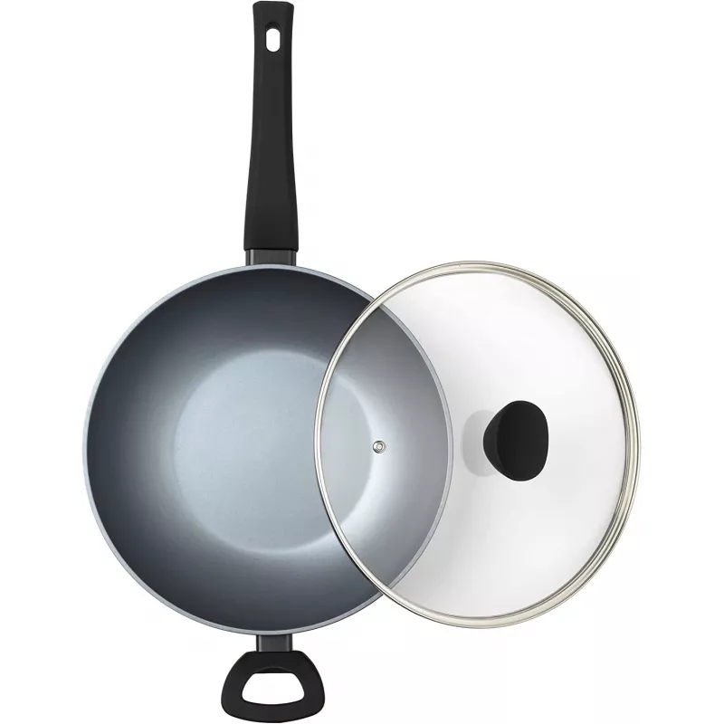 Wok Russell Hobbs RH01709EU 28 cm Perlmutinis, nepridegantis kepimo puodas