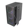 Korpusas TACENS MARS MC‑NEBULA Midi Tower su grūdintu stiklu, keturiais 120 mm aRGB ventiliatoriais, palaiko ATX, GPU iki 30,2 cm
