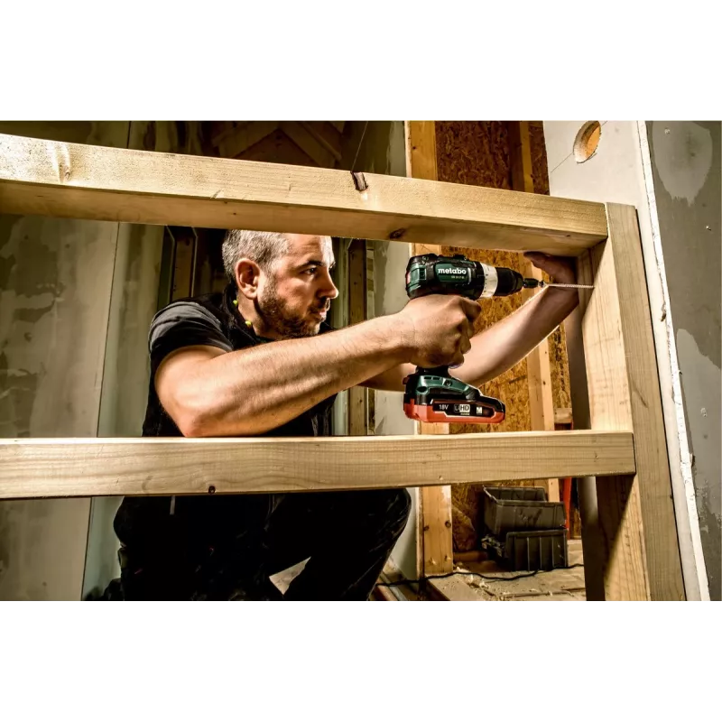 Metabo SB 18 LT BL 2100 RPM Bežiedis 1,5 kg Juoda, Žalia, Raudona, Sidabrinė