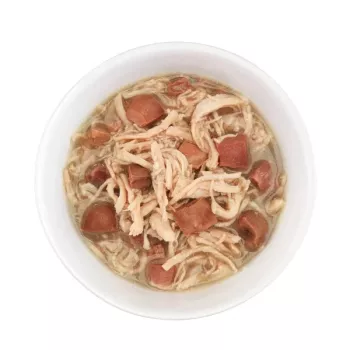 Šlapias kačių ėdalas Agras Pet Foods Schesir 80 g – Vištiena, be grūdų, suaugusiems, bet kurios veislės