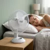 Adler AD 7302 stalinis ventiliatorius, baltas, 23 cm, 2 greičiai, svyravimas, 60 W