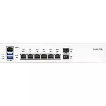 LANCOM R&S Unified Firewall UF-360 - Ugnies siena - 8 prievadai - GigE - 1U - Montuojama į stelažą