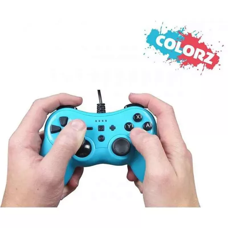 Laidinis valdiklis SUBSONIC SA5488-1 Neon Blue, skirtas Nintendo Switch, laidinis ryšys