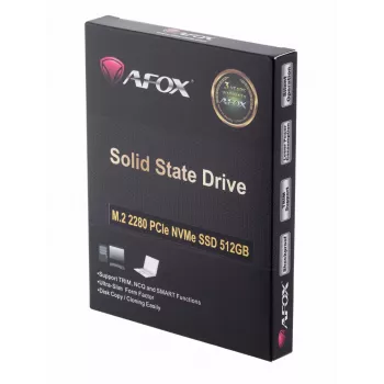 SSD M.2 AFOX ME300-512GN 512 GB PCIe NVMe TLC, skaitymas 2000 MB/s, rašymas 1600 MB/s