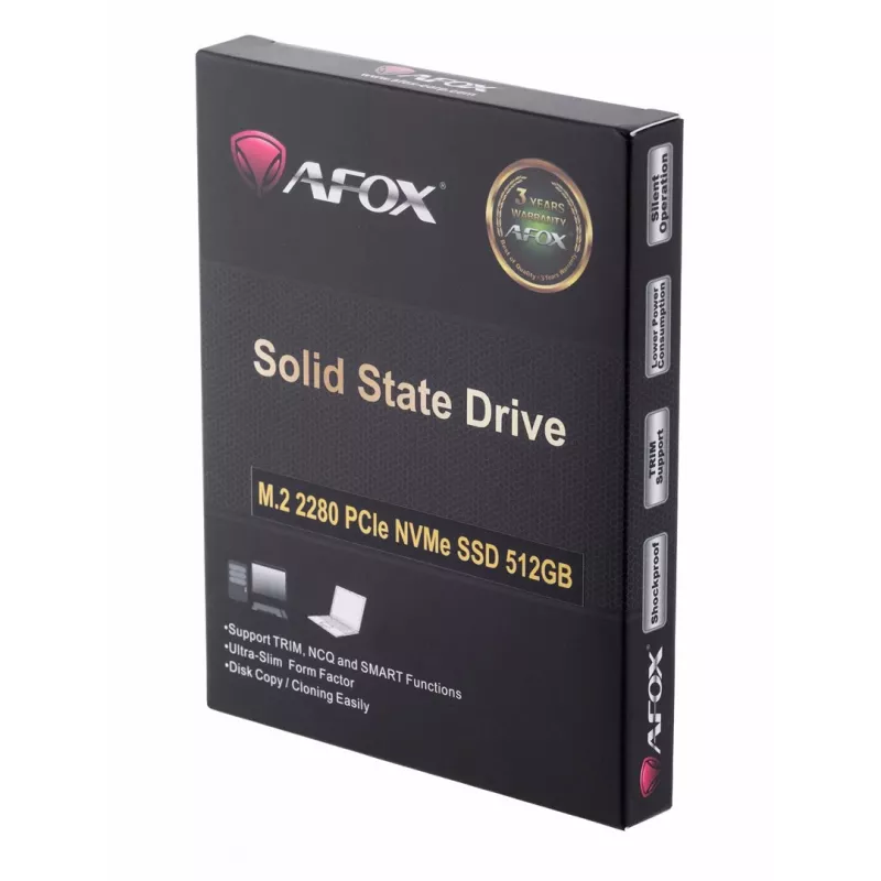 SSD M.2 AFOX ME300-512GN 512 GB PCIe NVMe TLC, skaitymas 2000 MB/s, rašymas 1600 MB/s