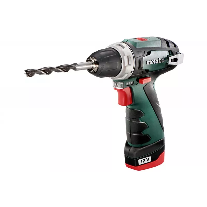 Pistolinis gręžtuvas Metabo POWERMAXX BS BASIC 1400 RPM, 800 g, greitai užveržiama griebtuvė