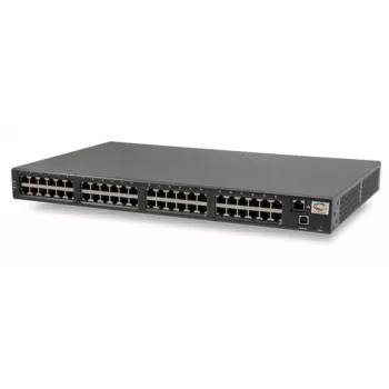 Microchip Technology PD-9624GC – PoE maitinimo įrenginys, Gigabit Ethernet, 24 prievadai, 1U, juodas