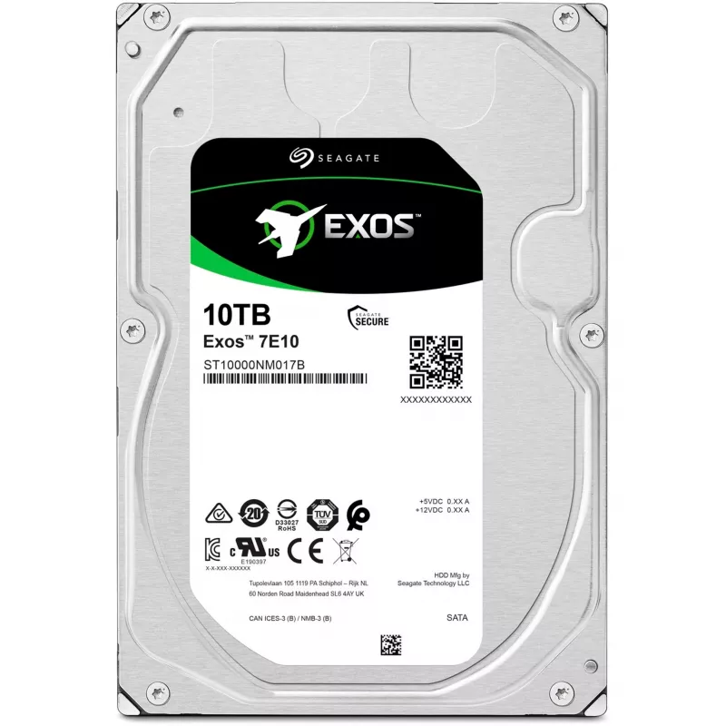 Seagate Enterprise ST10000NM017B vidinis kietasis diskas 10 TB 7200 RPM 256 MB 3.5 colio Serial ATA III