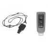 Zebros LNYD-000060W-04 dirželis su atitraukikliu ir silikoniniu dangteliu
