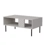 Kavos stalas Cama LUCCA suolas/stalas 100x55x46 cm, kashmyras, stačiakampis pilkas viršus
