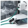 USB laidas RealPower MagneticCharge2 1 m žalias greitasis įkrovimas duomenų perdavimas