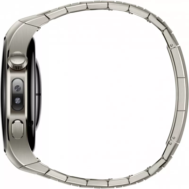 Išmanusis laikrodis HUAWEI WATCH 5, 1,5 col. AMOLED, 466×466, 46 mm titano korpusas, Wi‑Fi, GPS, sidabrinis