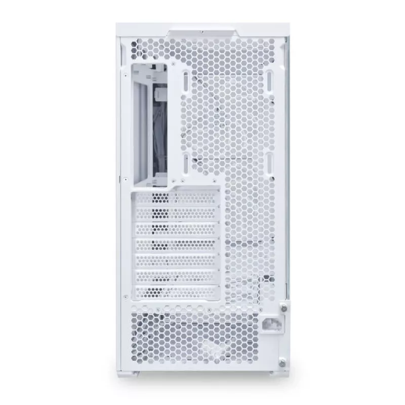 Korpusas MidiTower Lian Li LANCOOL 207 baltas, permatomas šoninis langas, ATX/MicroATX/MiniITX, be maitinimo šaltinio