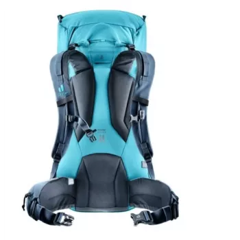 Kuprinė DEUTER Guide 32+8 SL – moteriška žygių kuprinė, 32+8 L, lagūnos-juoda