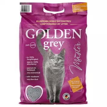 GOLDEN Grey Master - bentonitinis kačių kraikas - 7 kg