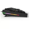 Sharkoon SGK25 klaviatūra laidinė USB QWERTZ vokiška juoda 75% RGB LED