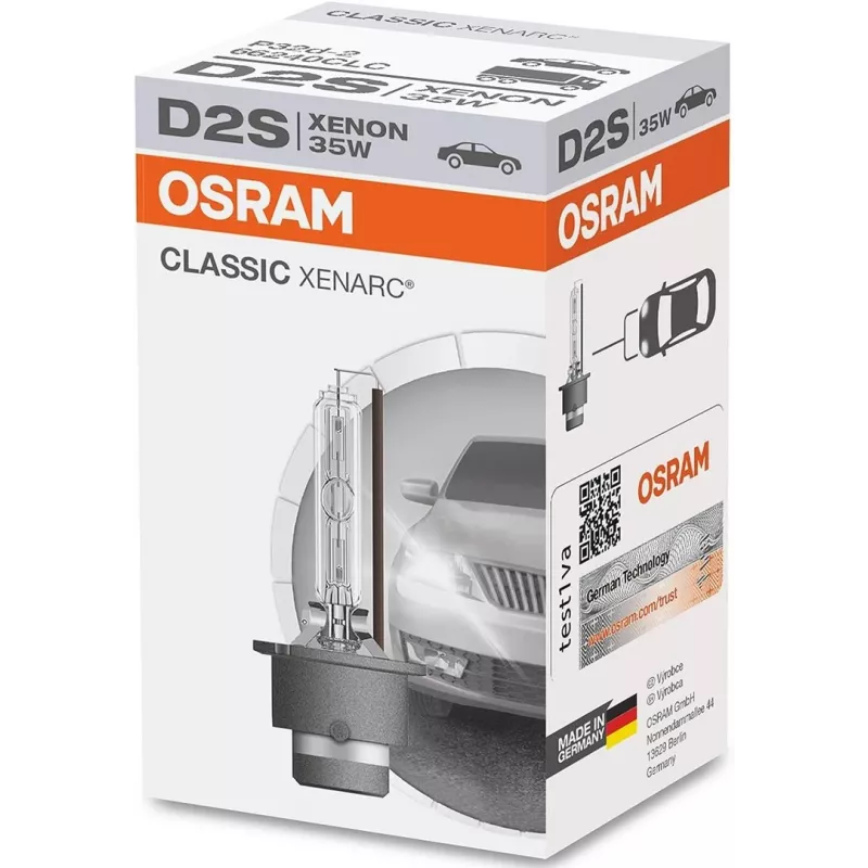 Osram 66240CLC automobilinė lemputė D2S 35 W ksenoninė