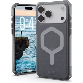UAG Urban Armor Gear Essential Armor MagSafe Dėklas | Apple iPhone 17 Pro Max | pelenų (pilkas permatomas) | 114541113131