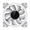 Gamemax Dual Ring Infinity korpuso ventiliatorius baltas