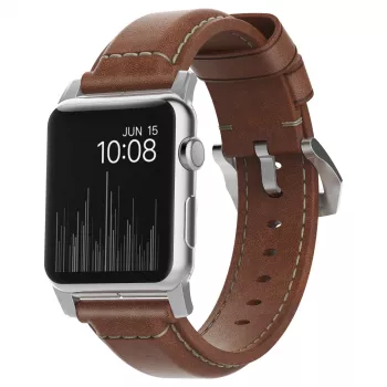 Nomad NM1A4RST00 – Dirželis – išmaniam laikrodžiui – ruda – Apple – Apple Watch Sport – Apple Watch – Apple Watch Edition – oda