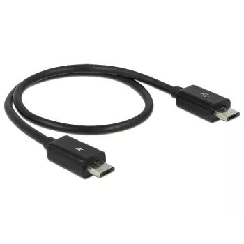 USB kabelis DeLOCK 83570 USB 2.0 0,3 m USB B juodas
