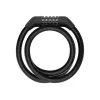 Kabelinė spyna Xiaomi BHR6751GL paspirtukui, 1,2 m ilgio, 1,2 cm skersmens, kodinė, juoda