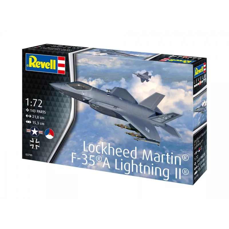 Plastikinis modelis Lockheed Martin F-35A Light 1/72