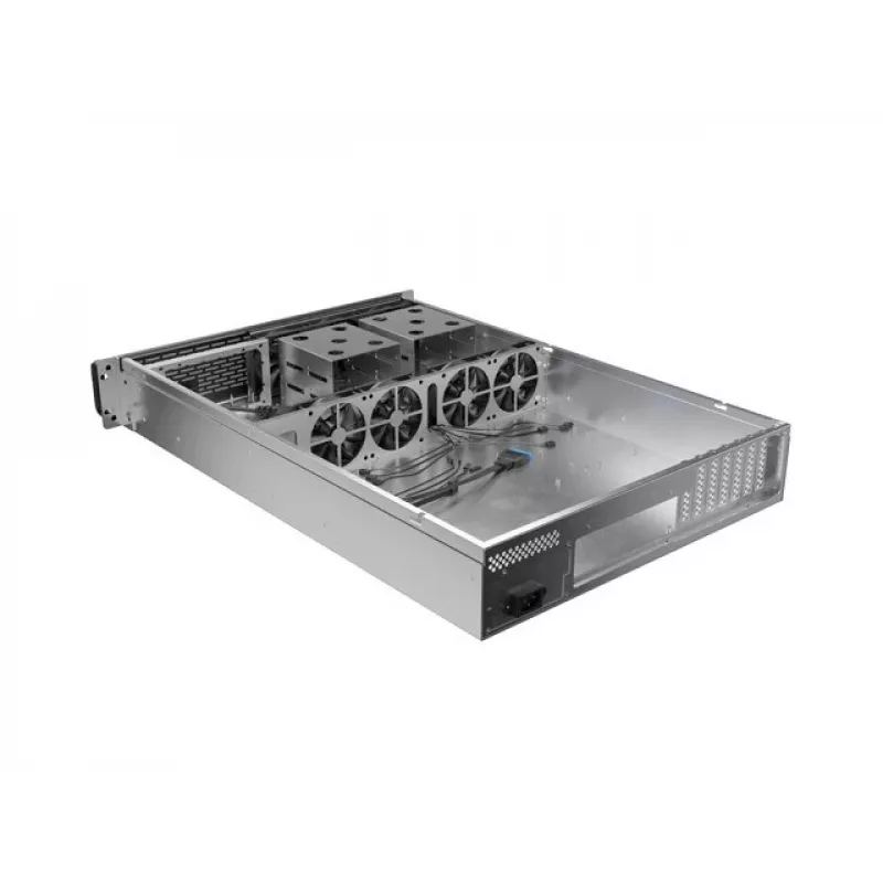 Rack važtuvas Lanberg SC01-6502-12B 2U juodas 7 ventiliatoriai