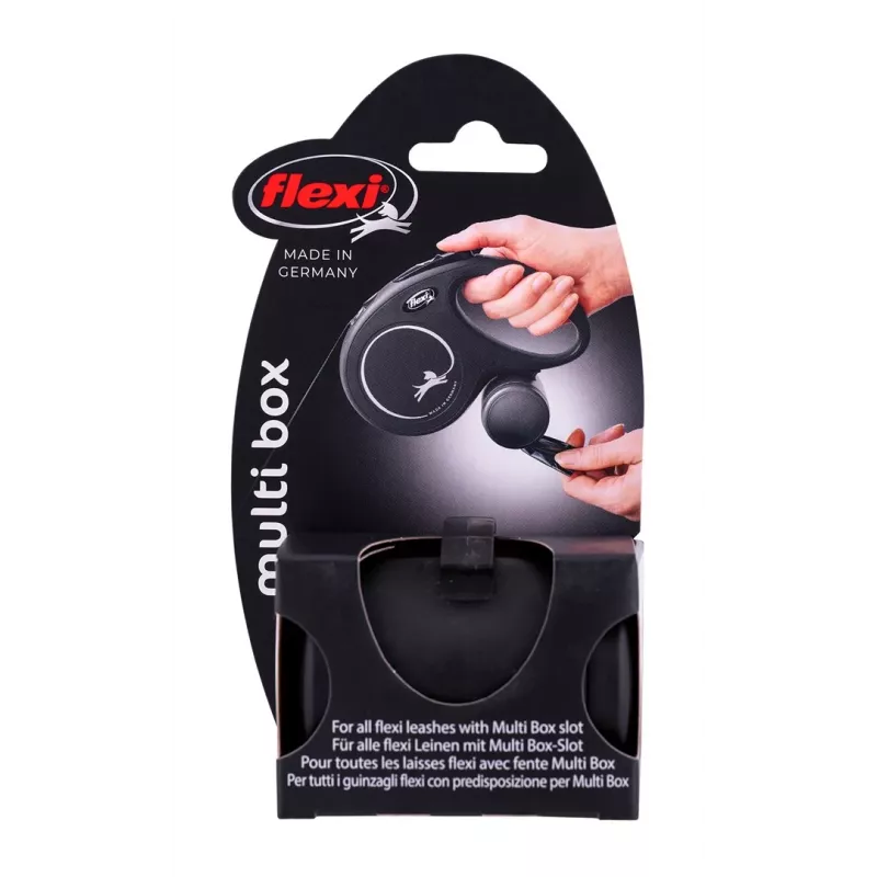 Flexi Multi Box Black Universal – šėrimo/laistymo dėžutė, 201–499 g