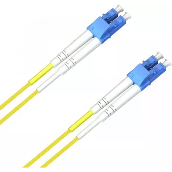 Microconnect FIB447003 3 m LC–LC vienmodis šviesolaidinis kabelis OS2 geltonas
