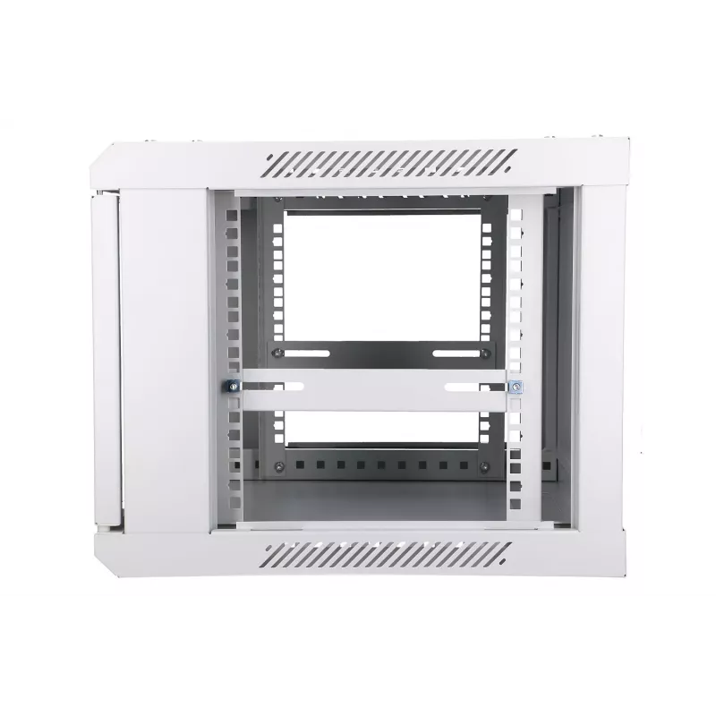 Sieninis stelažas Extralink 6U 600x450 pilkas