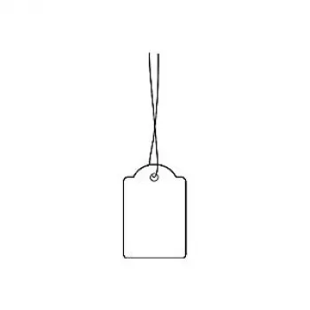 Kabinamos etiketės HERMA 6925 25x38 mm su baltu virveliu