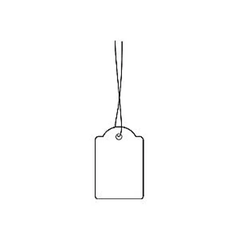 Kabinamos etiketės HERMA 6925 25x38 mm su baltu virveliu