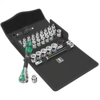 Wera 05003536001 8100 SB All-in Zyklop Speed reples komplektas, 3/8 colio, 35 dalių
