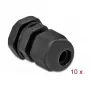 Kabelio įvadas DeLOCK 60192 juodas plastikinis 10 vnt.