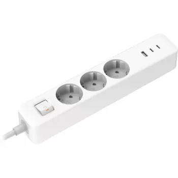 Maitinimo blokas Xiaomi BHR07UKEU – 3 kištukiniai lizdai CEE 7/4 (Schuko), 250 V, 1,4 m laidas, balta