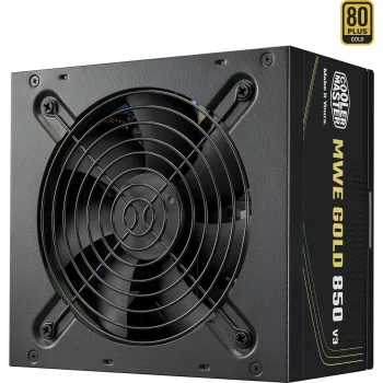 Cooler Master maitinimo blokas MWE Gold 850 V3 850W 80+Gold Nemodulinis ATX 3.1 Ventiliatorius 120mm Garantija 5 m.