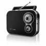 Muse M-051R 2-juostų nešiojamas radijo imtuvas, juodas