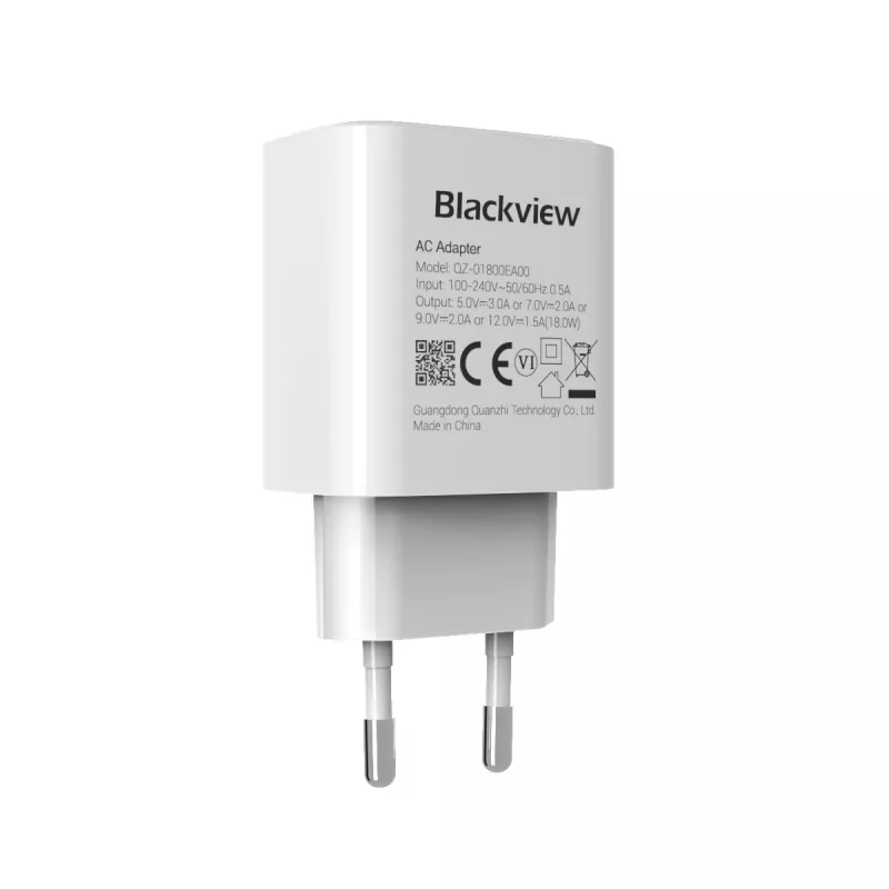 BLACKVIEW CHAR-18W 18 W USB sieninis įkroviklis – kompaktiškas greitasis įkroviklis mobiliesiems įrenginiams
