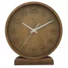 NeXtime klok 5192gs Wood Wood Small sieninis laikrodis, 22x20 cm, medinis, pilkas