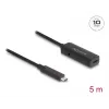 USB laidas DeLOCK 80028 5m USB-C juodas