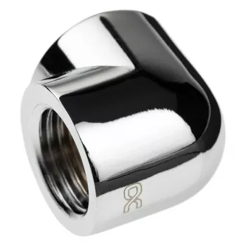 Alphacool 17589 Žalvarinis Chromuotas 19.7mm L formos jungtis G1/4 inch