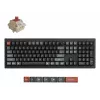 Mechaninė pilno dydžio (100 %) klaviatūra Keychron V6 Ultra 8K — QWERTY, Bluetooth, RGB LED, juoda