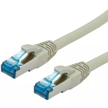 VALUE - Pataisos laidas - RJ-45 (M) į RJ-45 (M) - 20 m - SFTP, PiMF - CAT 6A - Lietas, vytas - Pilka (21.99.0869)