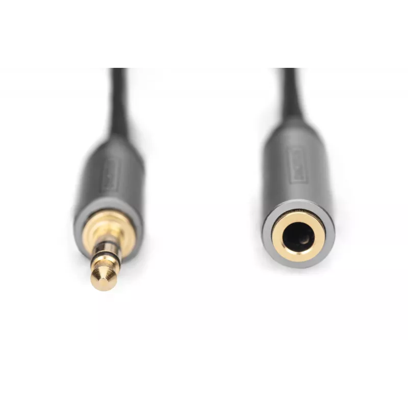 Digitus Audio ilginimo kabelis 3,5 mm lizdas – 3,5 mm kištukas 1,8 m juodas
