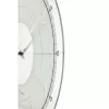 NeXtime klok 8125 Fancy Round, Ø43 cm, sieninis, baltas/sidabrinis
